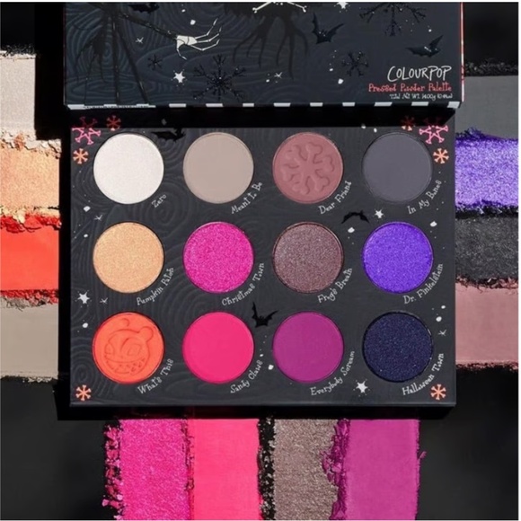 ColourPop "Nightmare Before Christmas" eyeshadow palette + lipstick set - Picture 8 of 8